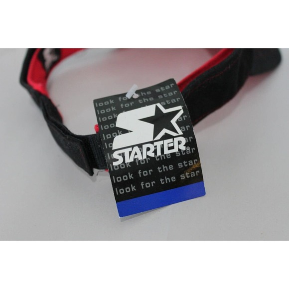 Starter Athletics Visor Black and Red. Comfort Fit, Adjustable. NWT - Picture 8 of 8